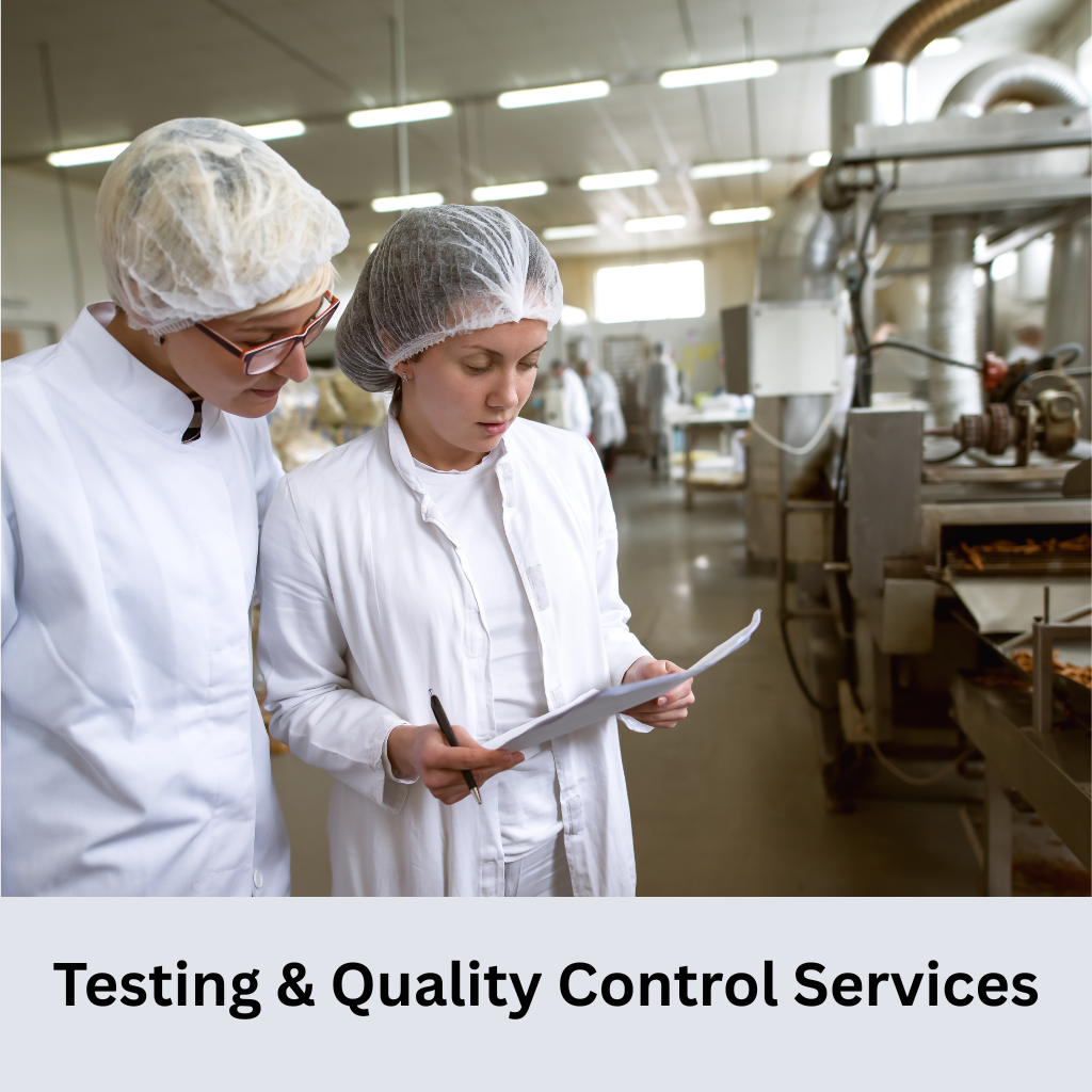 Export Import Consultancy Services - Testing & Quality Control Services.